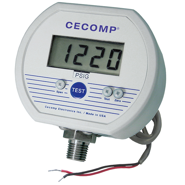 NEMA 4X loop powered digital pressure transmitter: F4L3-15PSIG